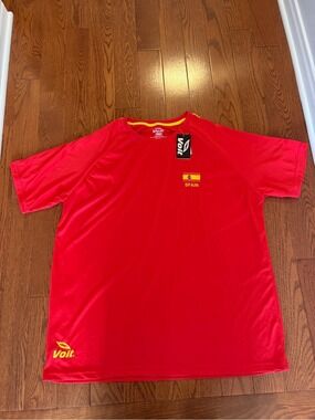 Spain Red Soccer Jersey Men's